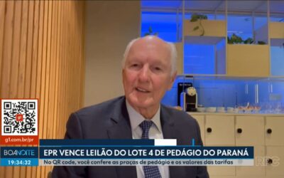 Marcos Domakoski fala à imprensa paranaense sobre leilão do Lote 4 das rodovias do estado