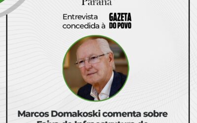 À Gazeta do Povo, Marcos Domakoski comenta sobre Faixa de Infraestrutura do litoral paranaense