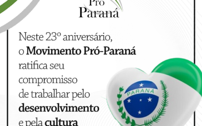 Pró-Paraná celebra 23 anos de trabalho em prol do desenvolvimento do estado
