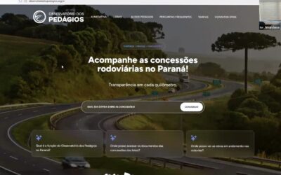 Em reunião semanal, ferramenta “Observatório dos pedágios” é apresentada ao Comitê de Infraestrutura