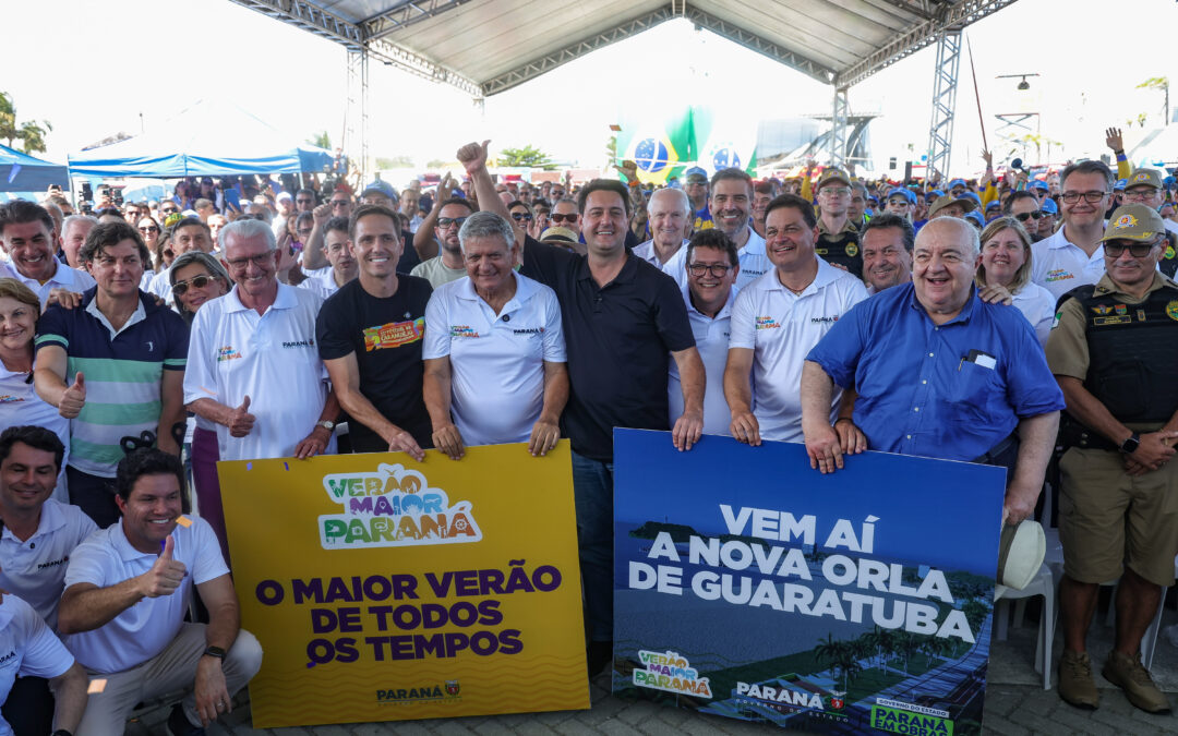 Marcos Domakoski participa da abertura do Verão Maior Paraná