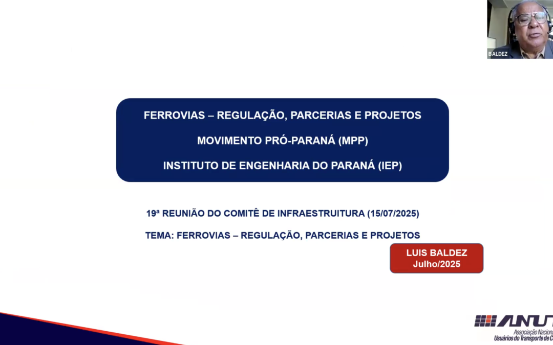 Comitê de Infraestrutura debate desenvolvimento da infraestrutura ferroviária no Brasil