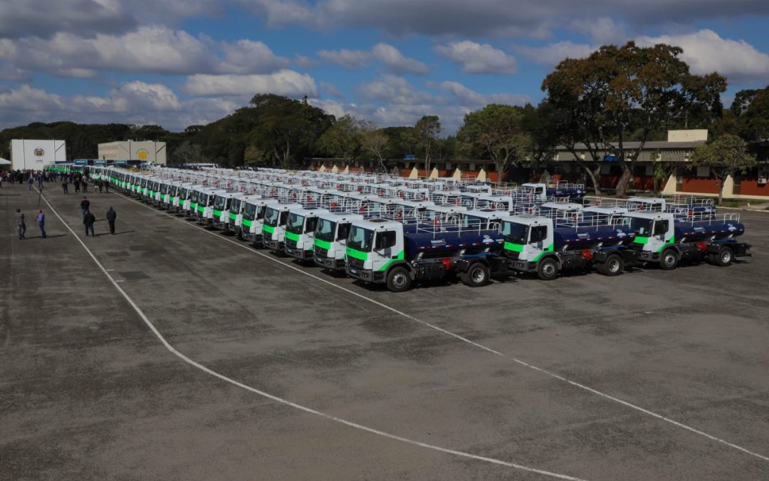 MPP prestigia entrega de caminhões a serem usados pela Patrulha Ambiental