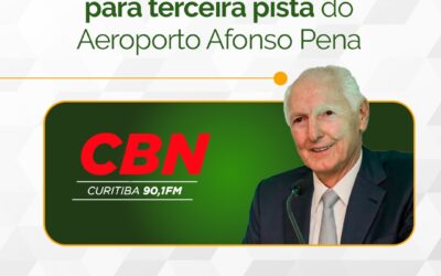 Marcos Domakoski comenta avanço para terceira pista do Aeroporto Afonso Pena em entrevista à CBN Curitiba