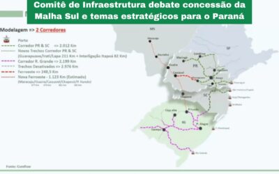 Comitê de Infraestrutura debate encaminhamentos sobre a concessão da Malha Sul e acompanha temas estratégicos para o Paraná
