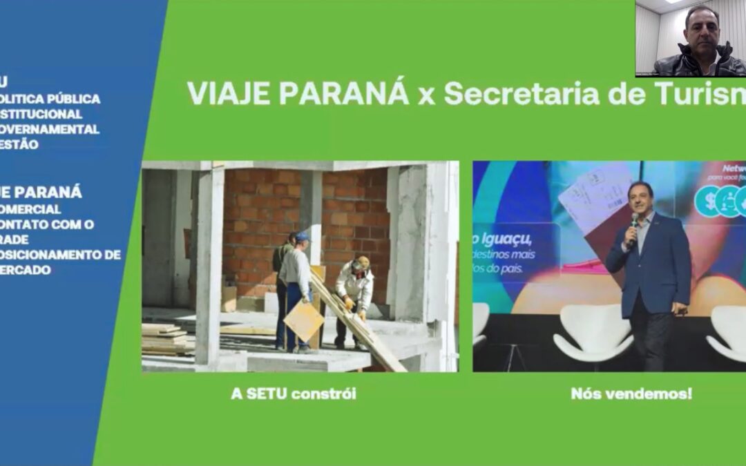 Comitê de Infraestrutura apresenta panorama do turismo do Paraná com Irapuan Cortes