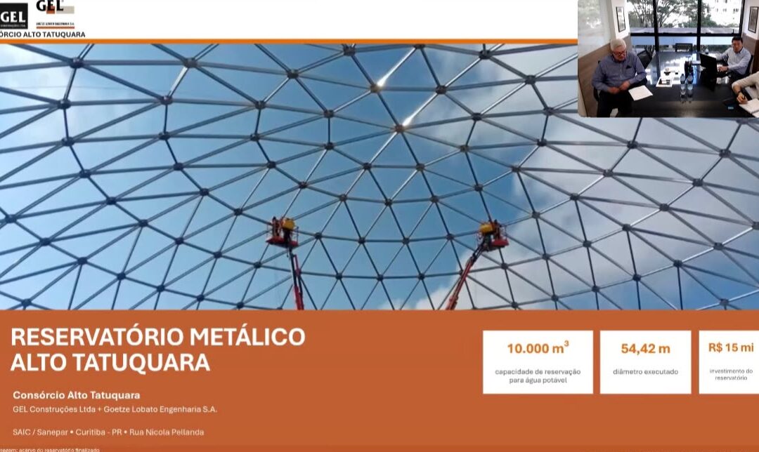 Comitê de Infraestrutura apresenta projeto de reservatório metálico com Nilton de Paiva Cardoso Junior