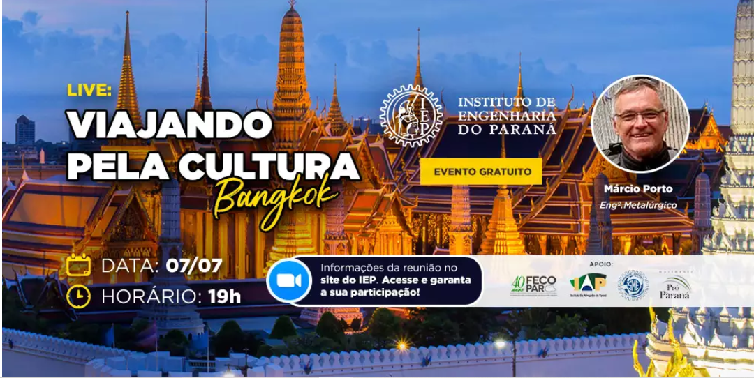 IEP promove live “Viajando pela cultura”